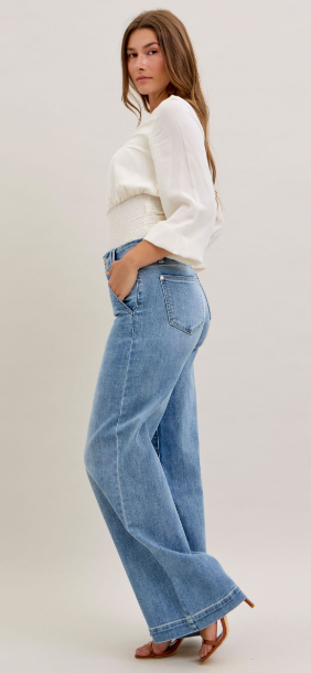JB Wide Leg Lt Denim