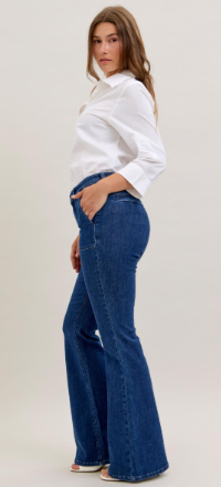 JB Midnight Rodeo High-Rise Flare Jeans