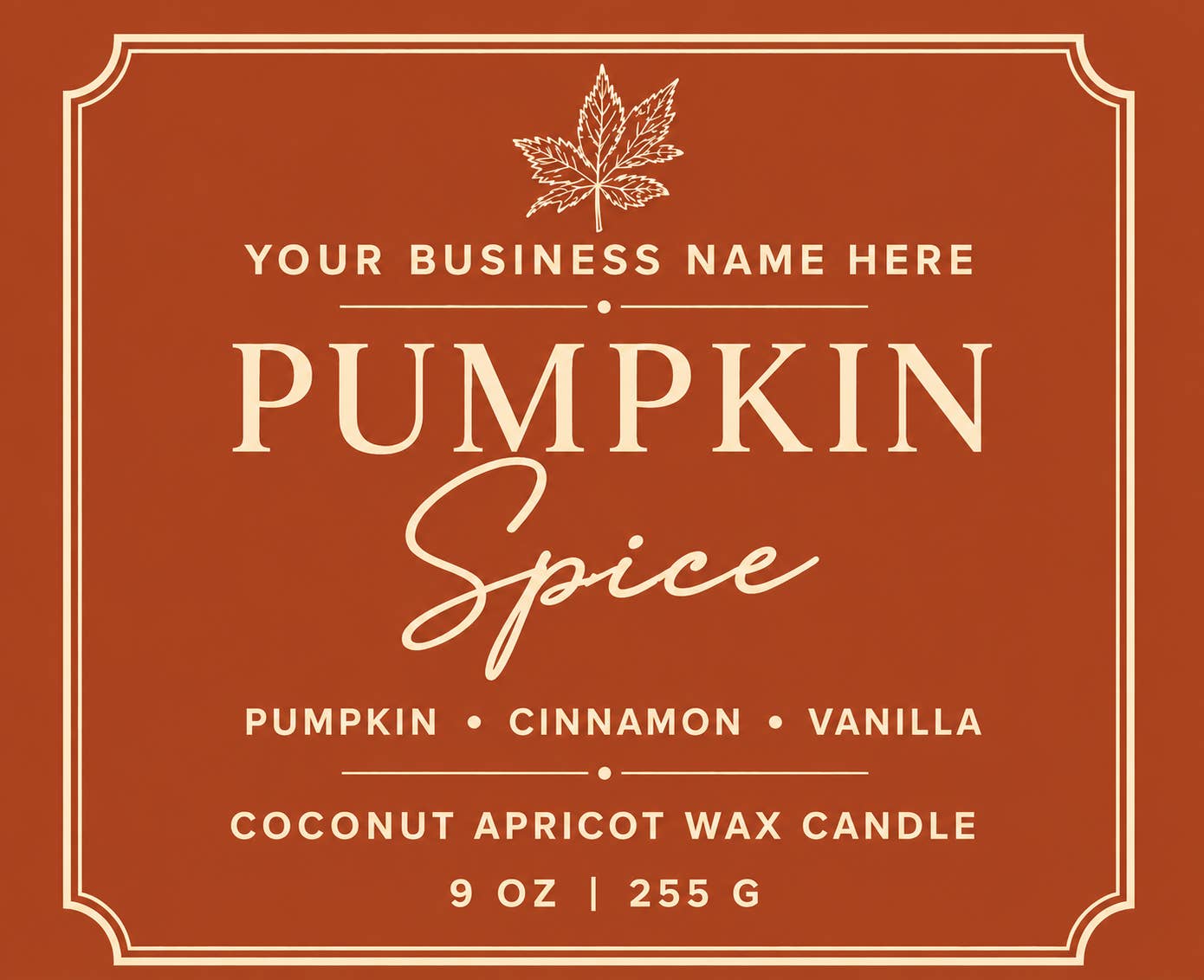 Autumn Collection Candles