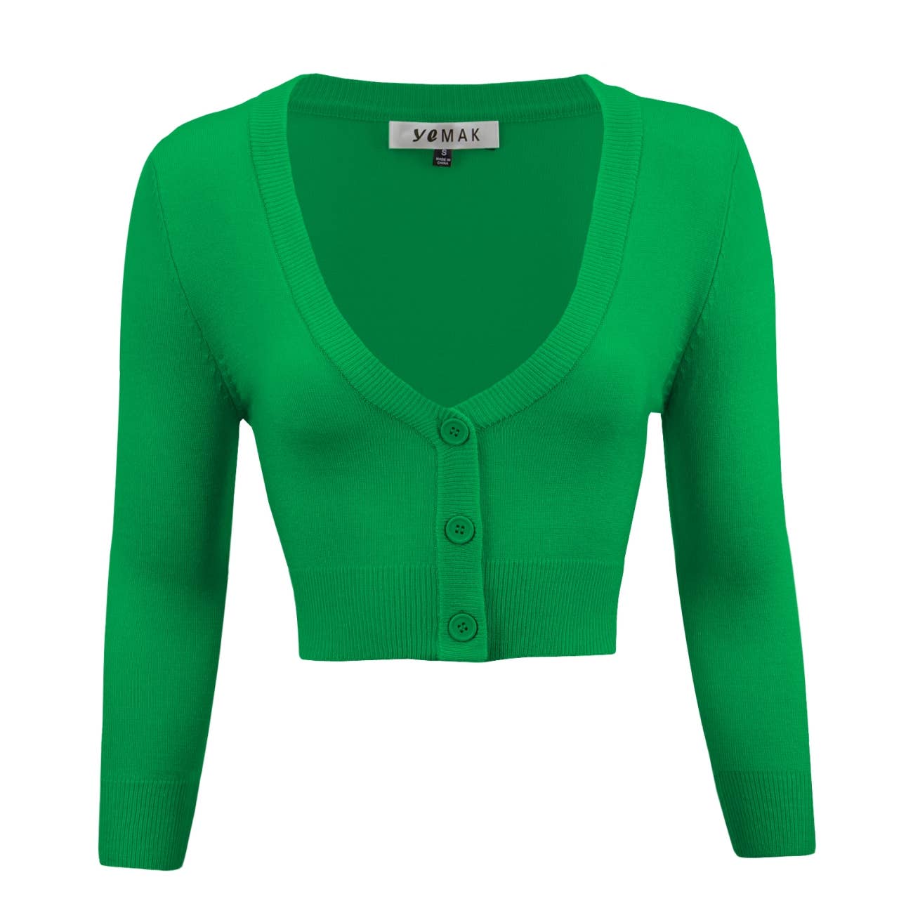 Cardigan Sweater Kelly Green