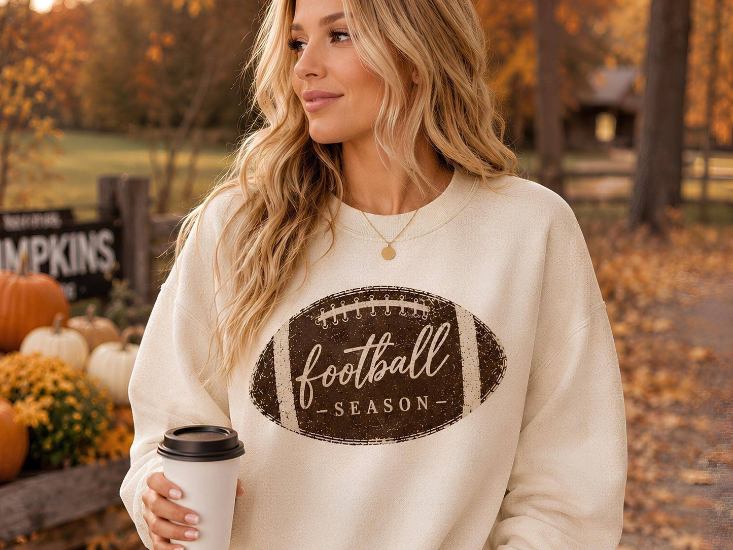 Vintage Football Sweatshirt