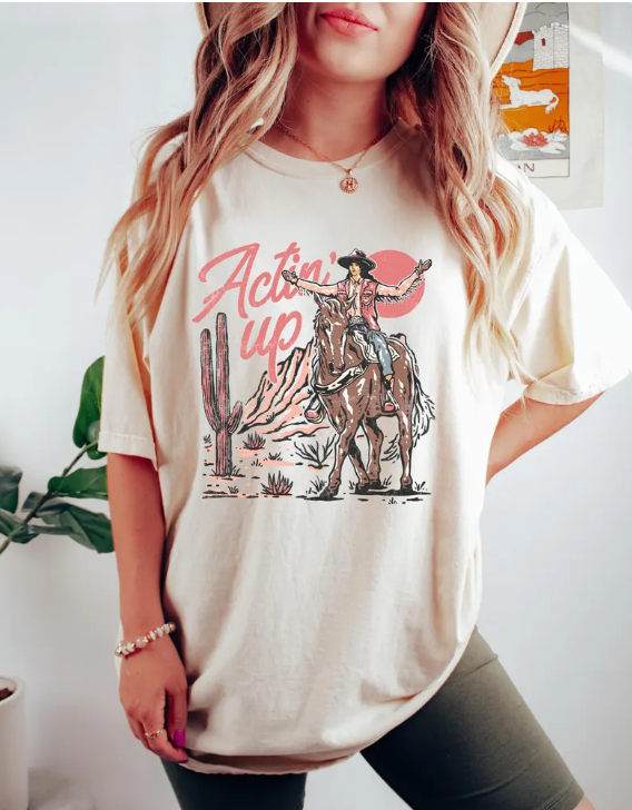 Actin' Up Cowboy Shirt
