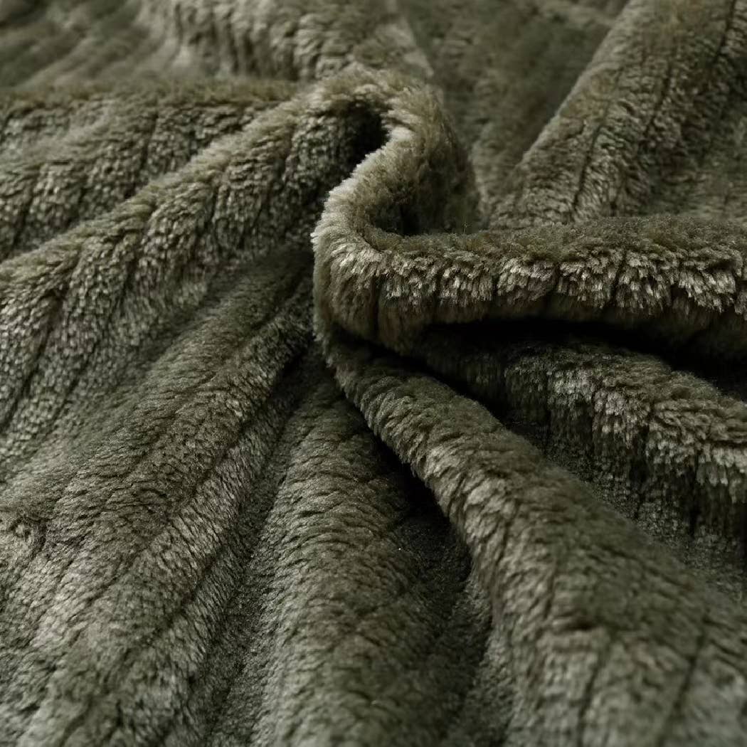 Olive Green Teddy Jacket