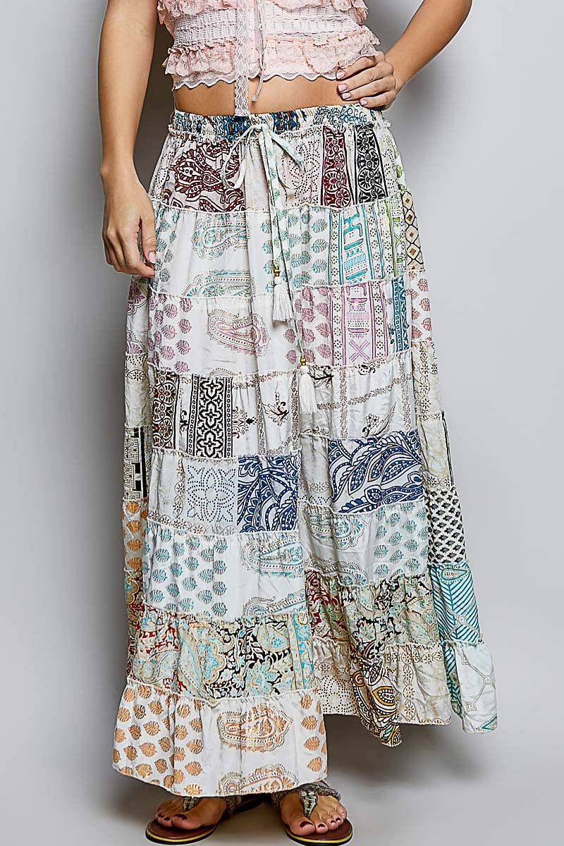Boho Ruffle Skirt