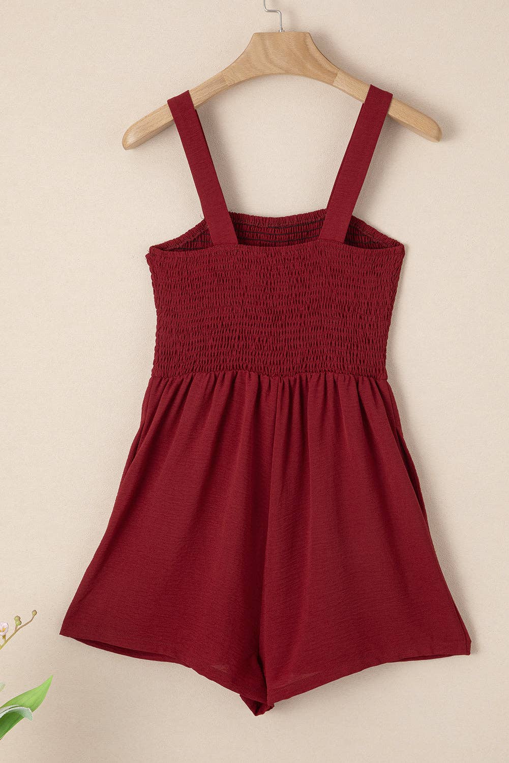 Marlowe Romper: Burgundy