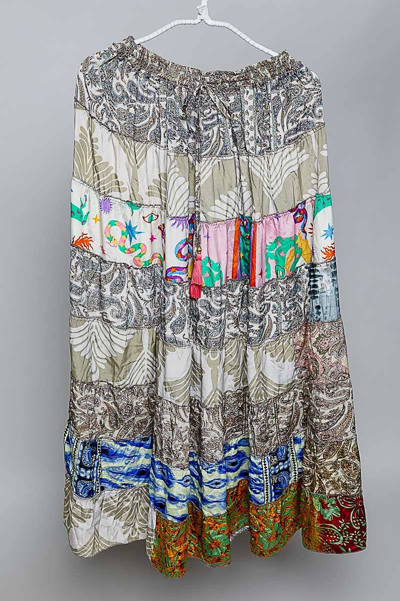 Boho Ruffle Skirt