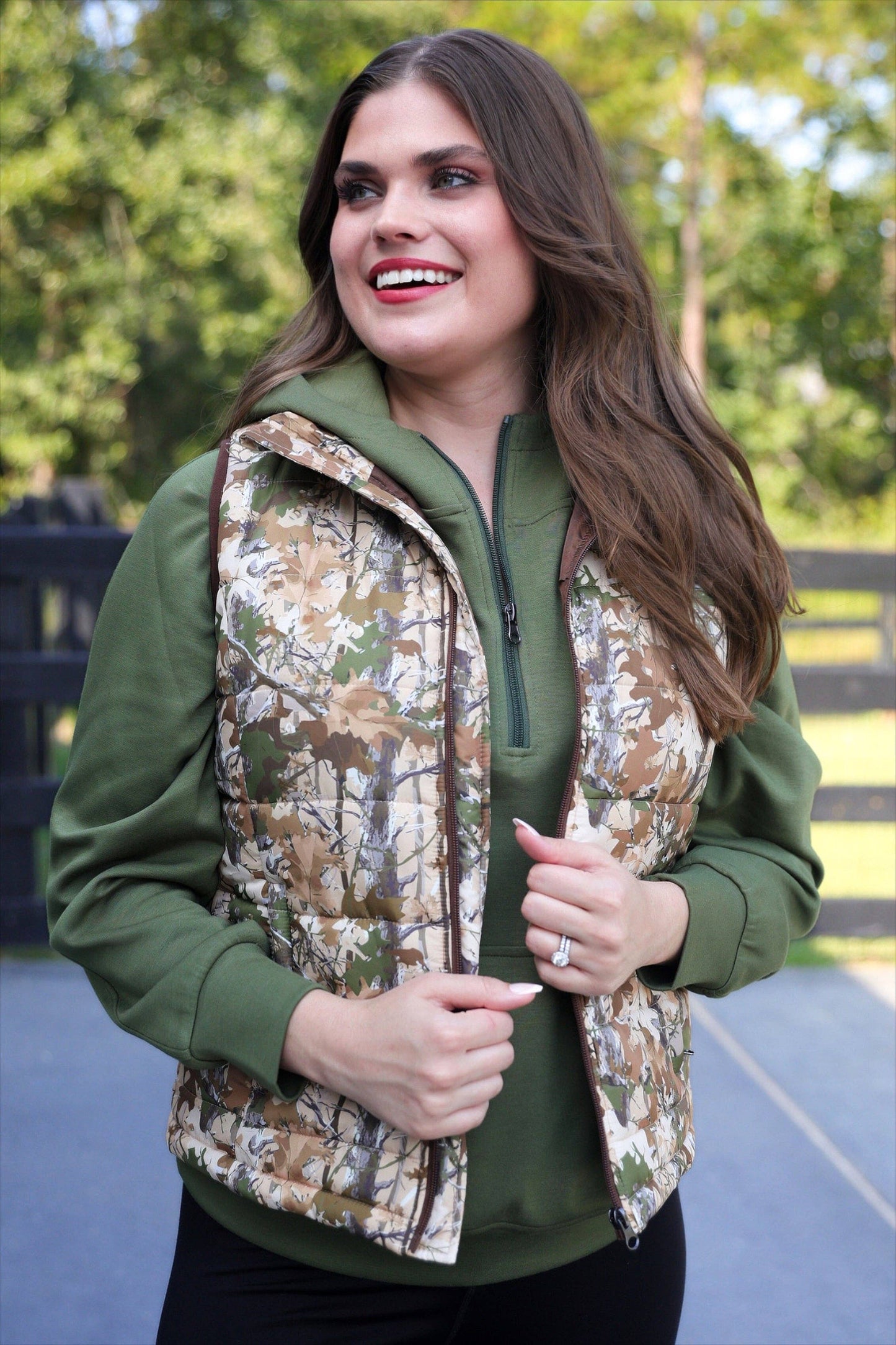 Camo Puffer Vest