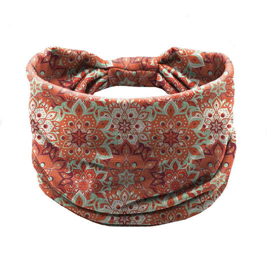 Bohemian Mandala Print Sports Headband: G