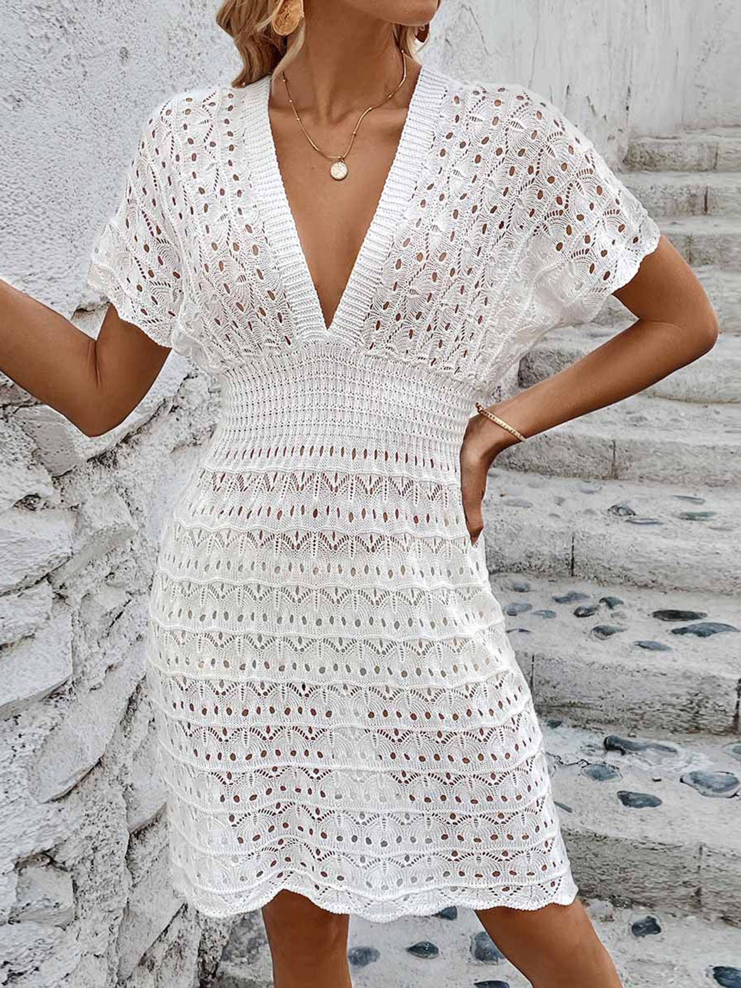 Beach Dress: White