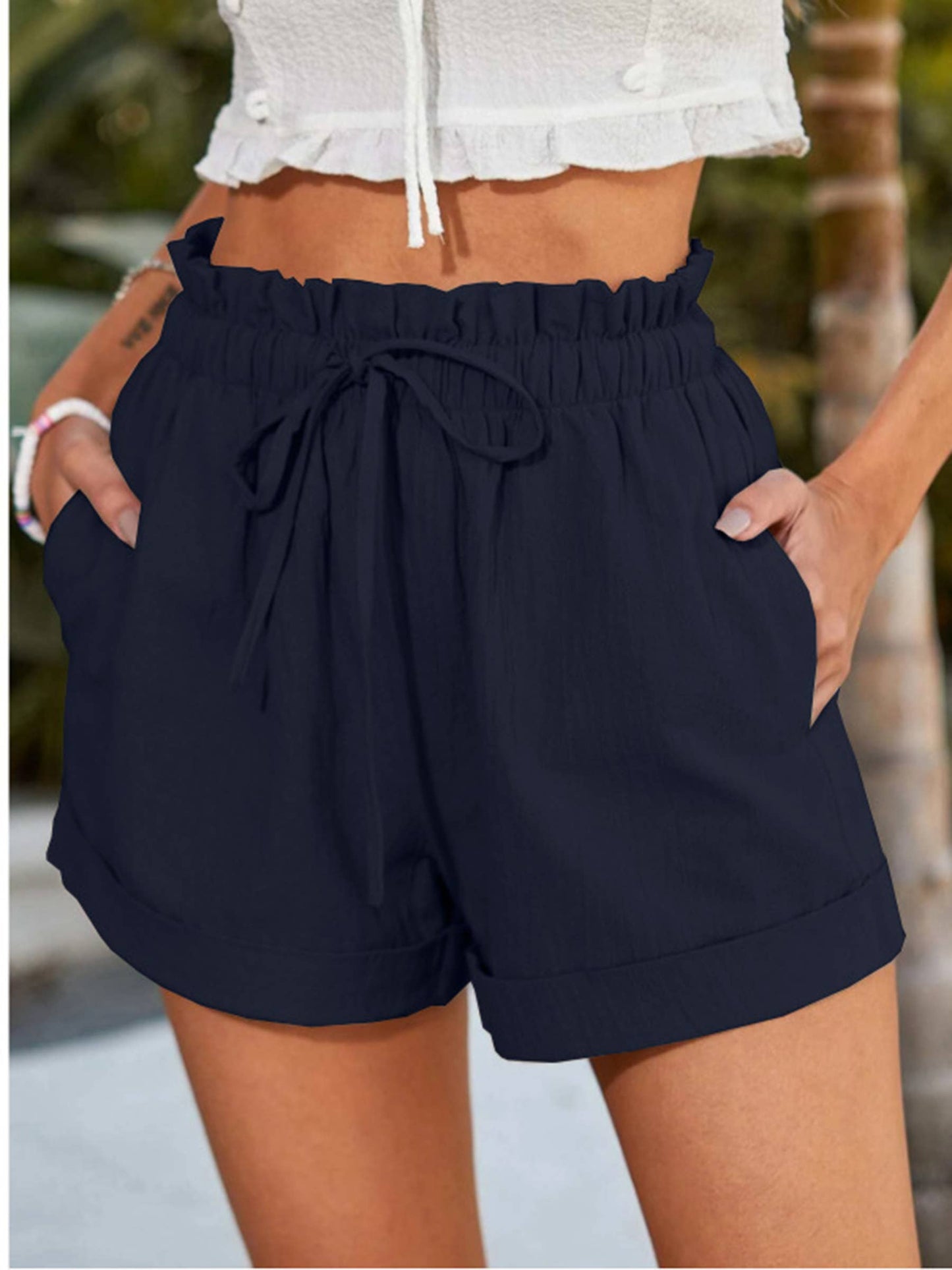 Casual Fashion Shorts: Tan