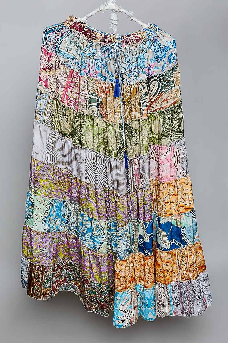 Boho Ruffle Skirt