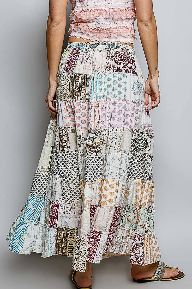 Boho Ruffle Skirt