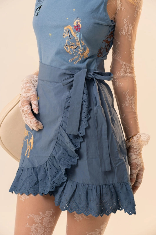 Dusty Blue Darling Dress