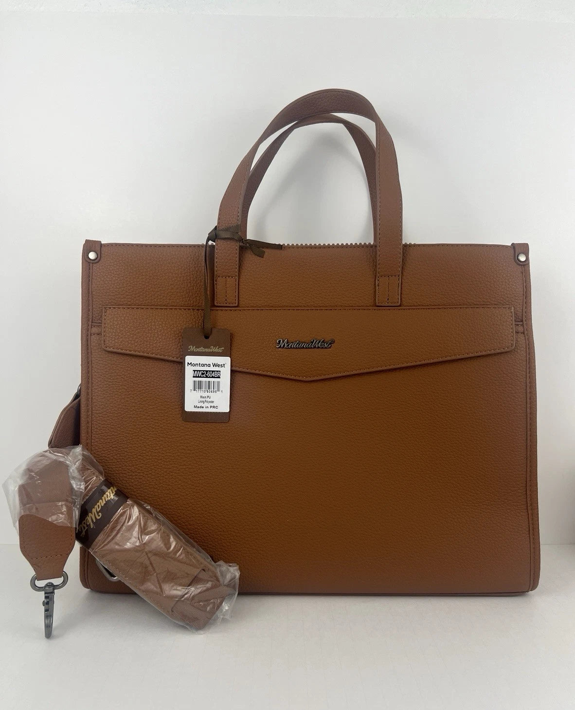 MW Laptop Tote Brown